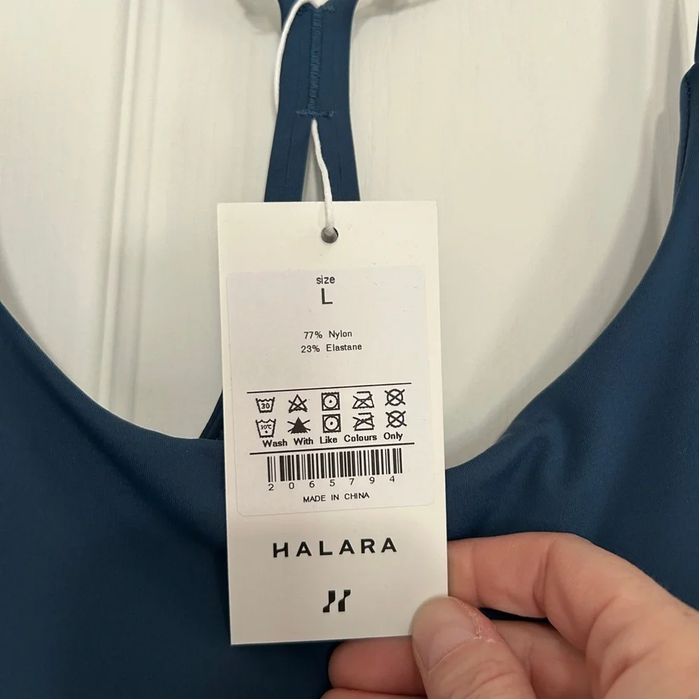 HALARA Teal Sleeveless Active Dress - Picture 2 of 4